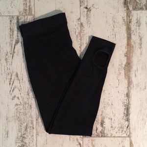 Black Stirrup Leggings